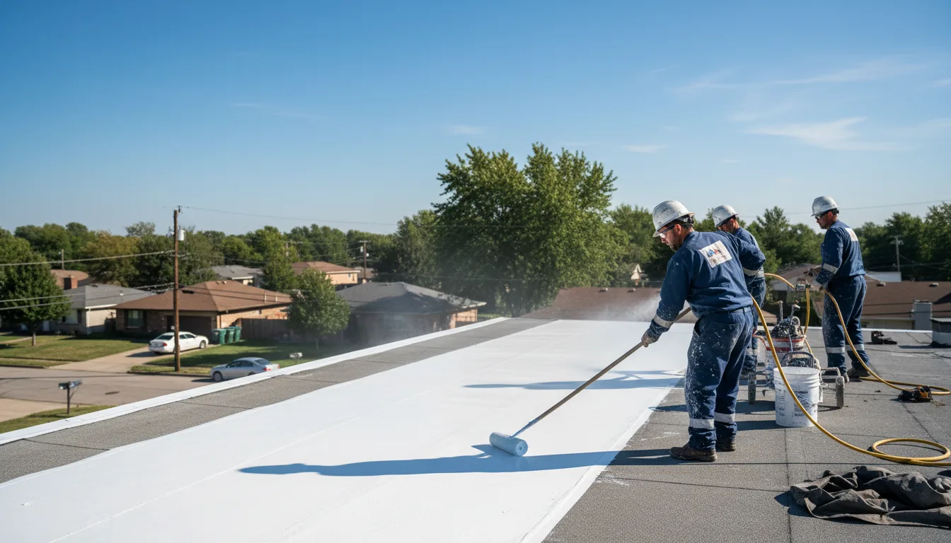 Commercial roof coating in Geismar, LA near me